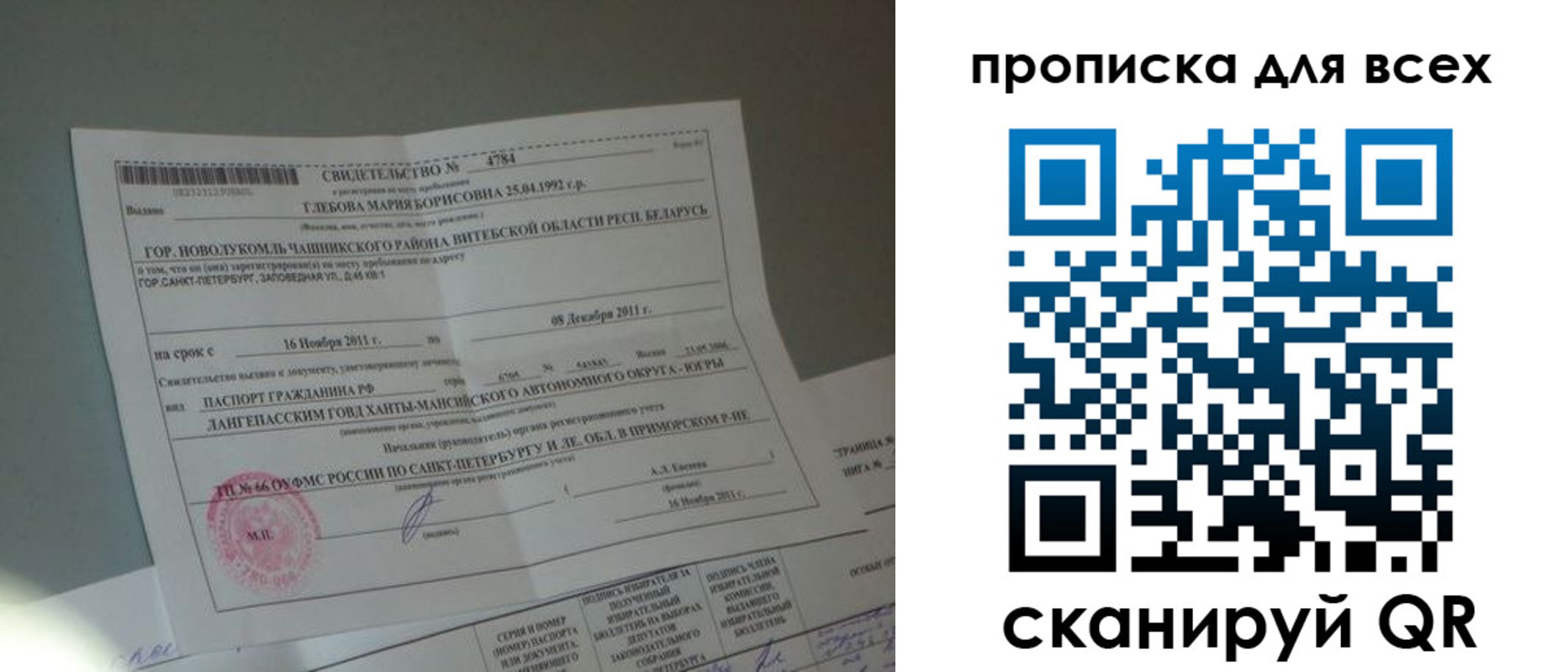 временная регистрация для всех в Лабытнанги